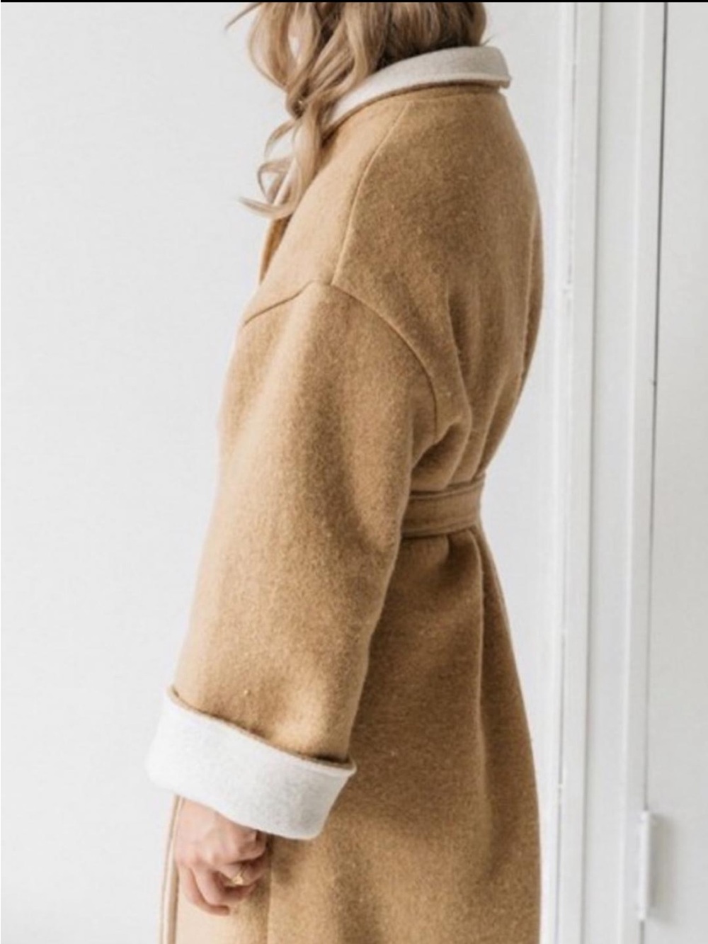 Harly Jae Wool Wrap Coat - Picture 4 of 9